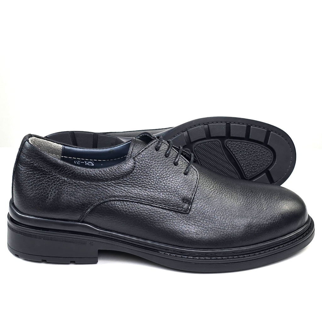 0557 chaussure Richelieu homme en cuir noir