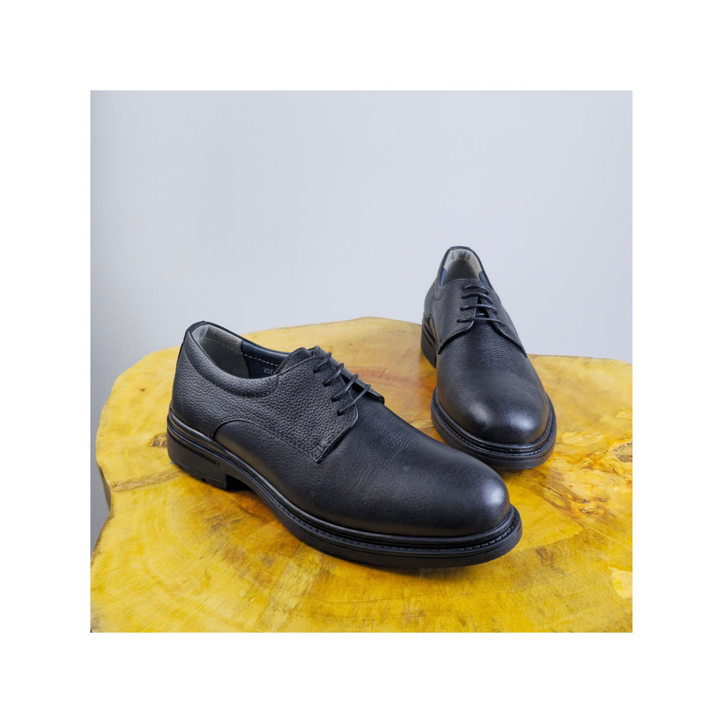 0557 chaussure Richelieu homme en cuir noir