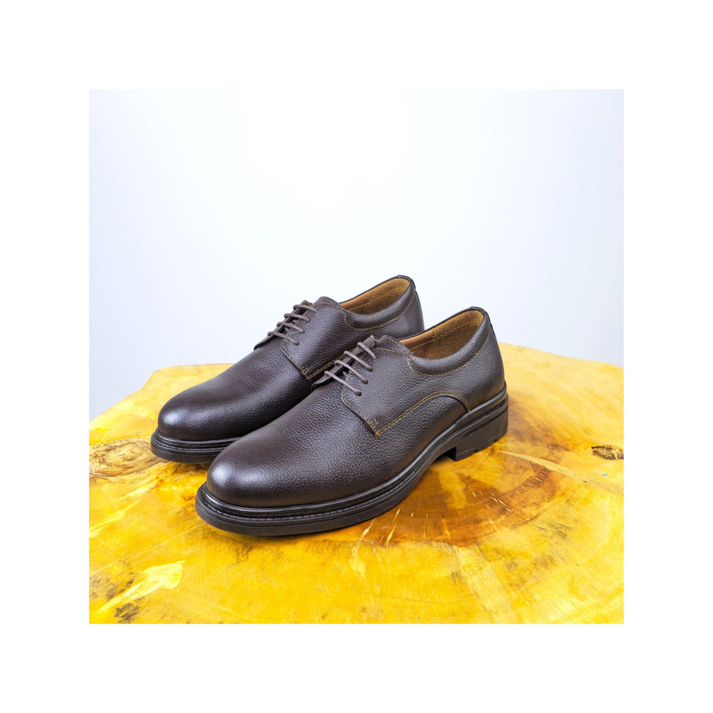0557 chaussure Richelieu homme en cuir marron