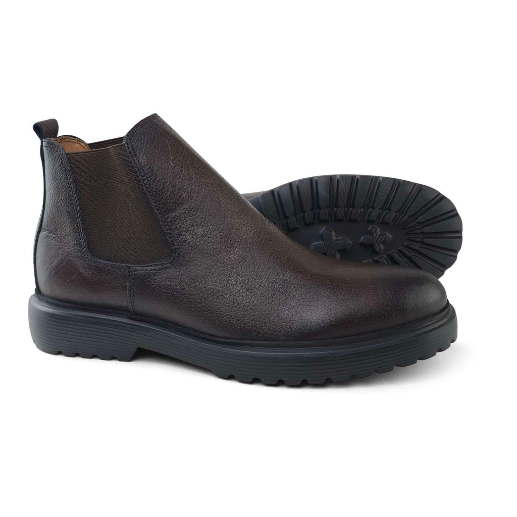 Bottine Chelsea Homme en Cuir MarronREZ