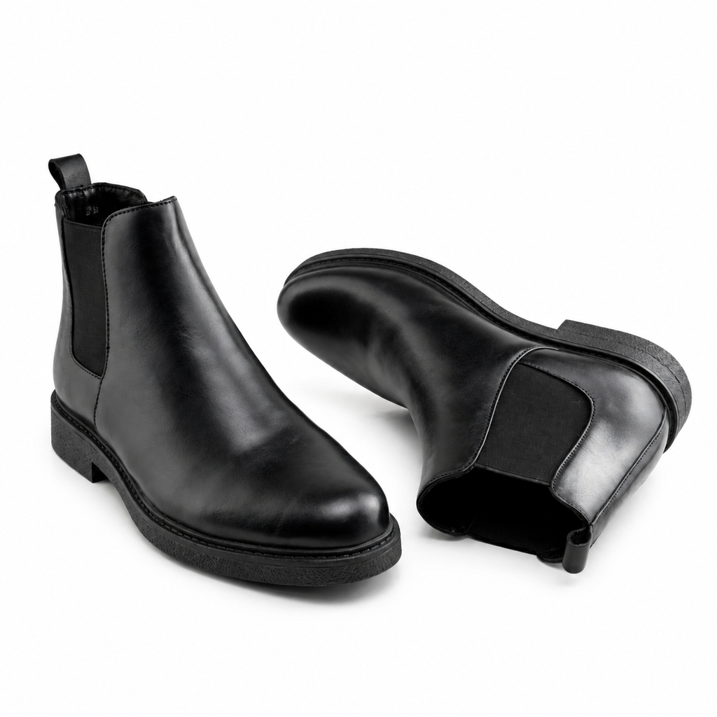 Bottine Homme en Cuir NoirDF