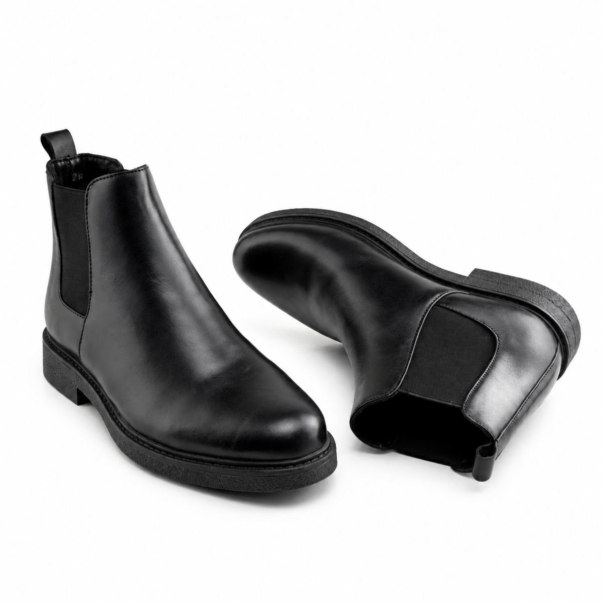 Bottine Homme en Cuir NoirDF