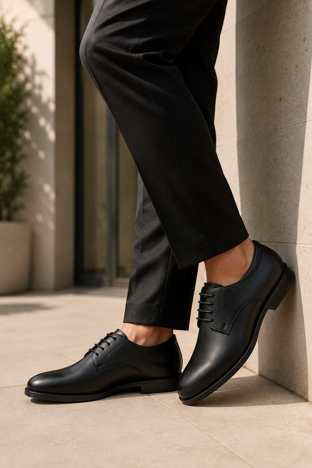 Chaussure Richelieu Homme en Cuir NoirDGJ