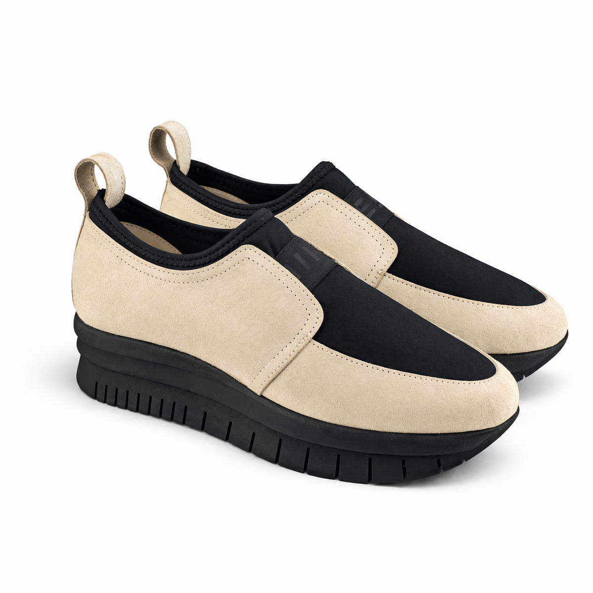 Sneaker Femme en Cuir Gris