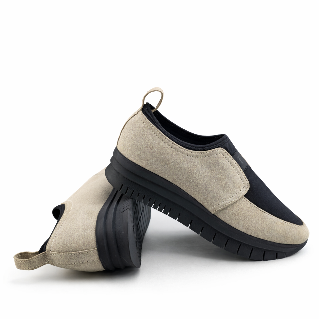 Sneaker Femme en Cuir GrisGH