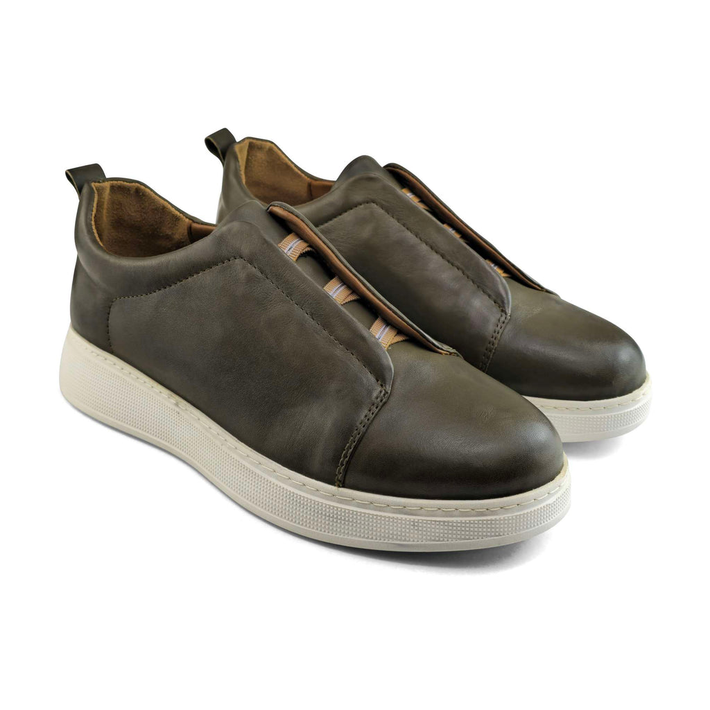 Sneaker Homme en Cuir 432