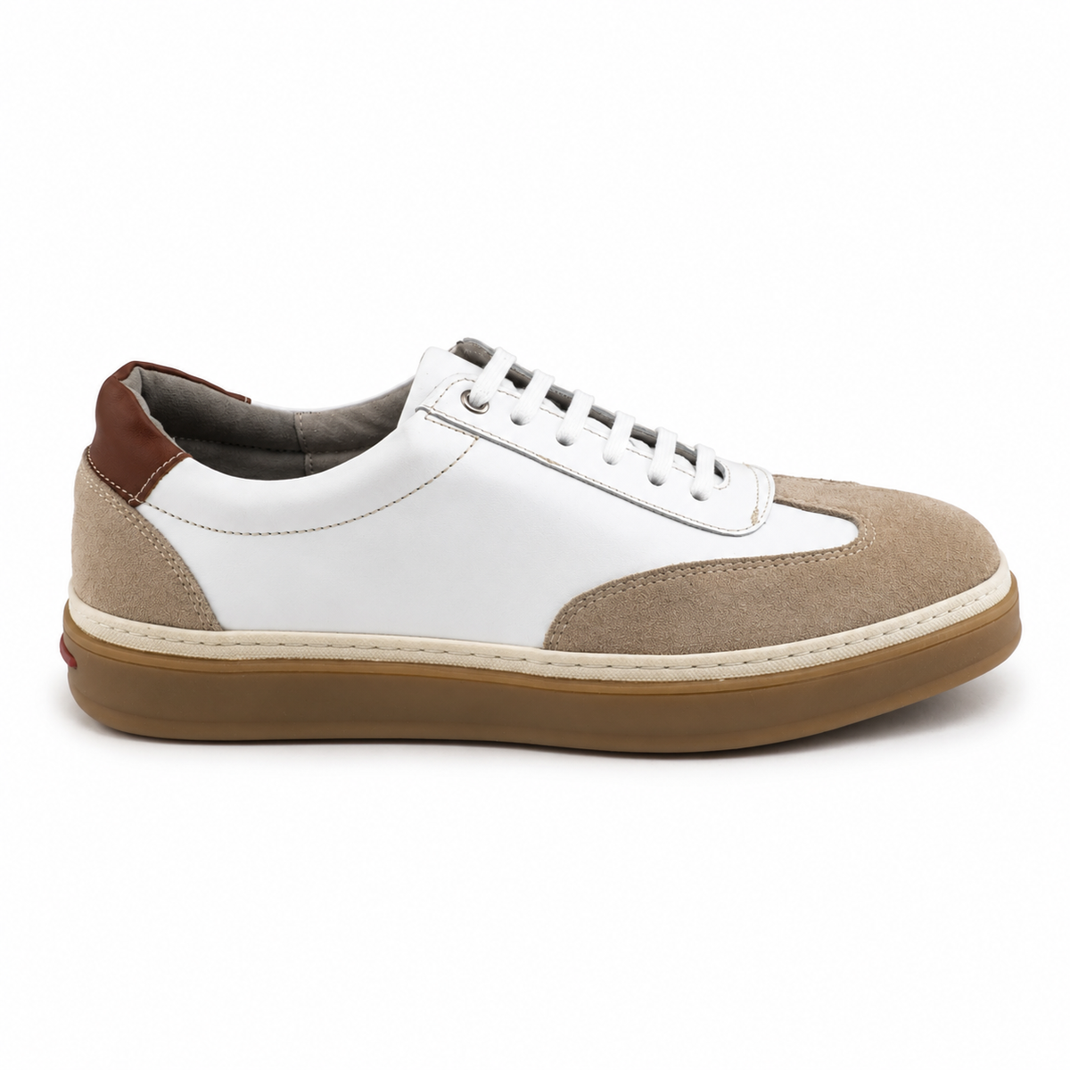 Sneaker Homme en Cuir Blanc5