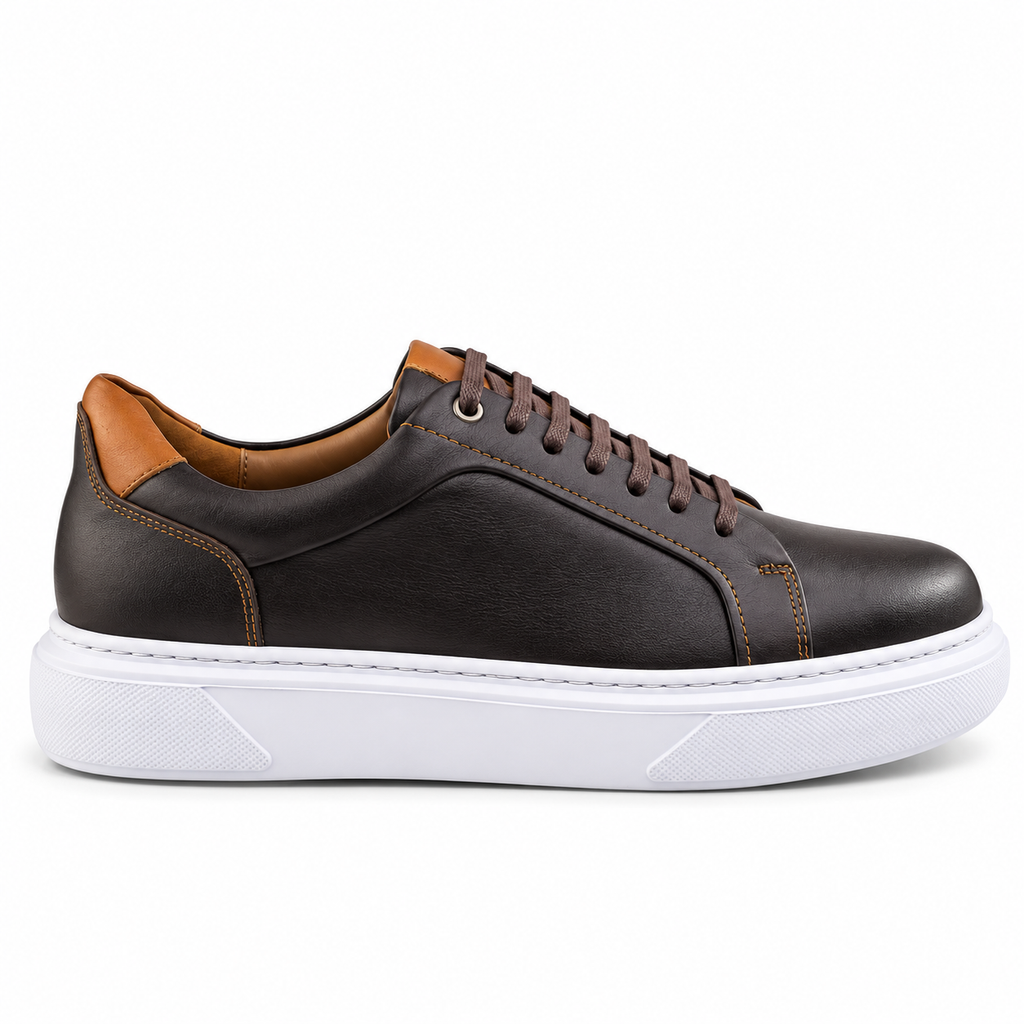Sneaker Homme en Cuir Noir54