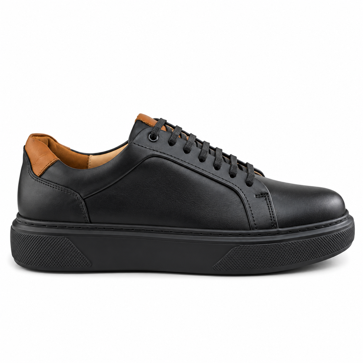Sneaker Homme en Cuir Noir54