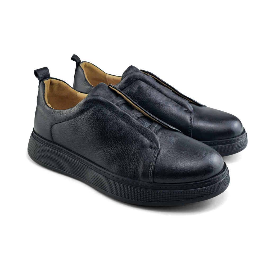 Sneaker Homme en Cuir Tabac54