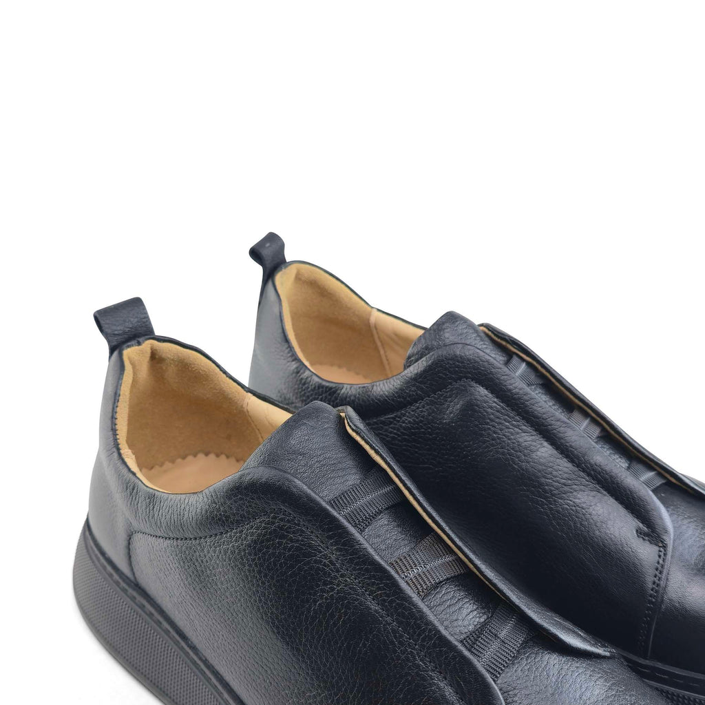 Sneaker Homme en Cuir Tabac654