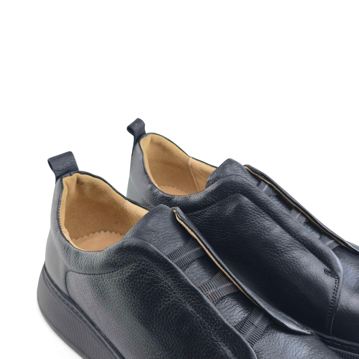 Sneaker Homme en Cuir Tabac654