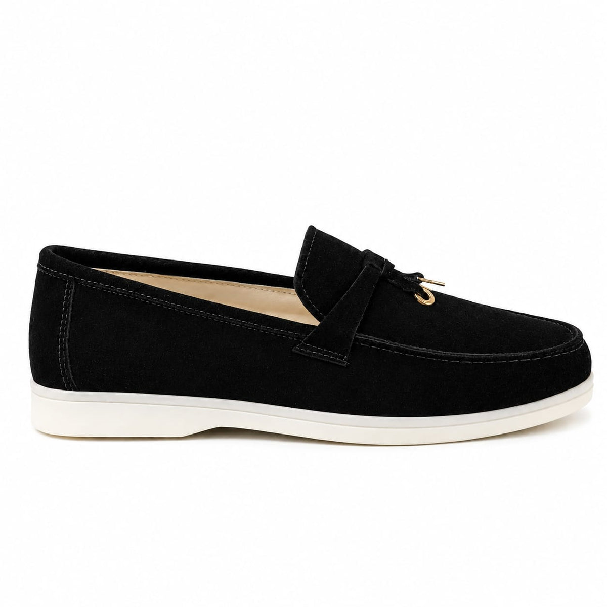 0116 chaussure Femme en cuir daim noir