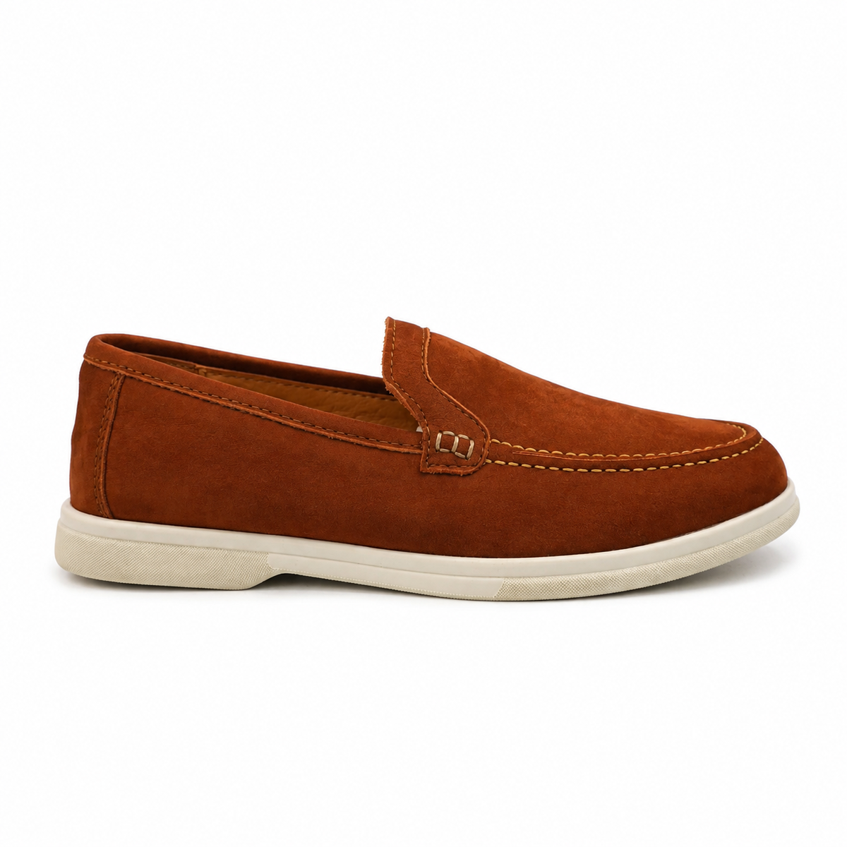 0115 chaussure Femme en cuir daim orange