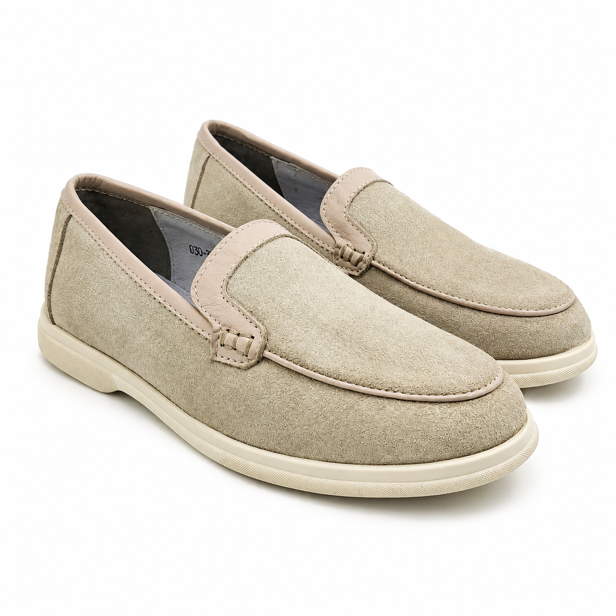 0115 chaussure Femme en cuir daim rose bébé (Paillettes)