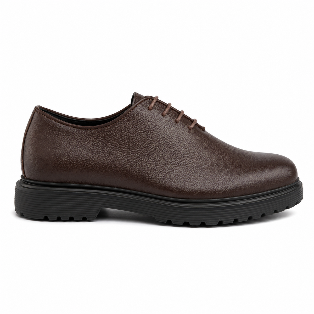 0414 chaussure Richelieu homme en cuir marron