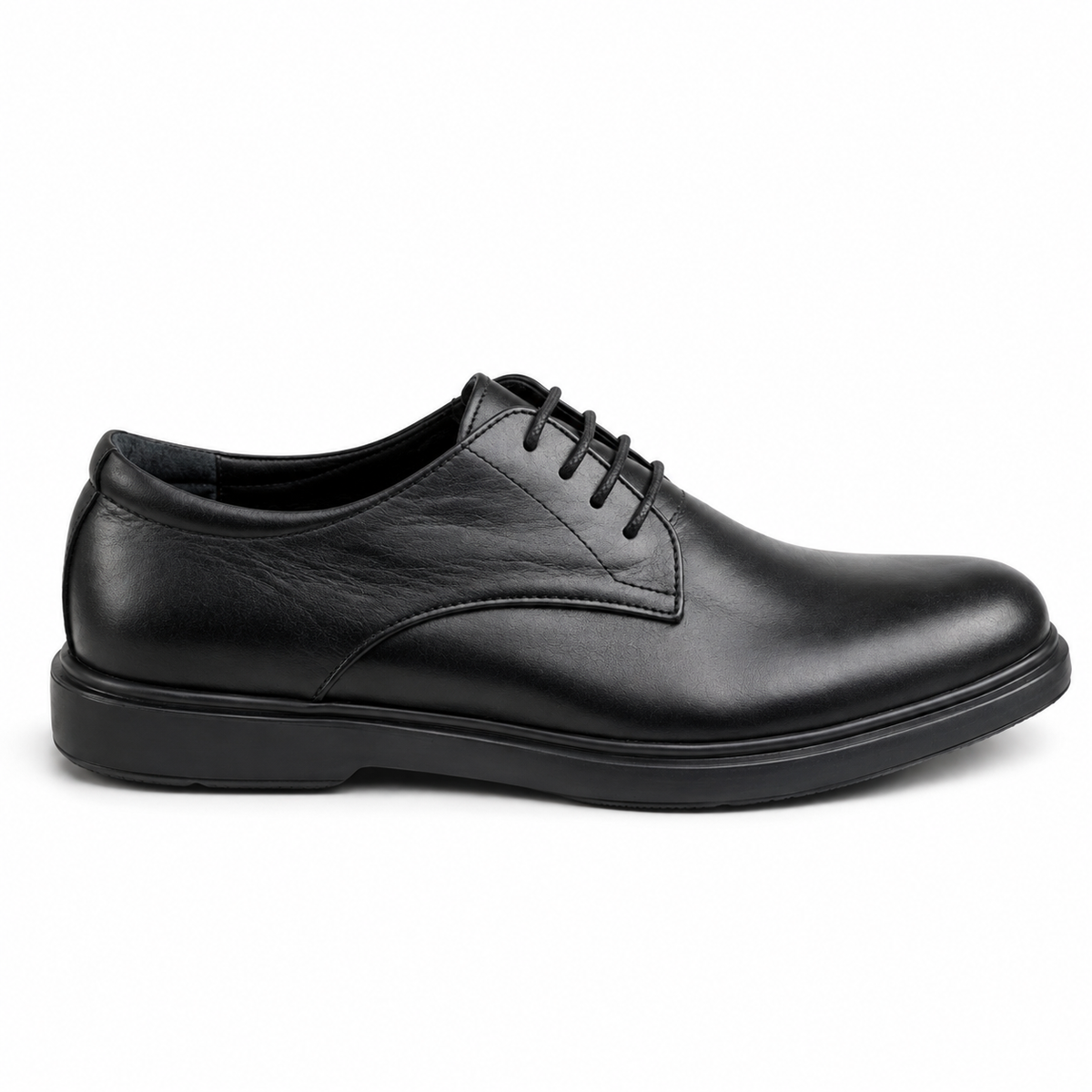 06 chaussure Richelieu confortable homme en cuir noir