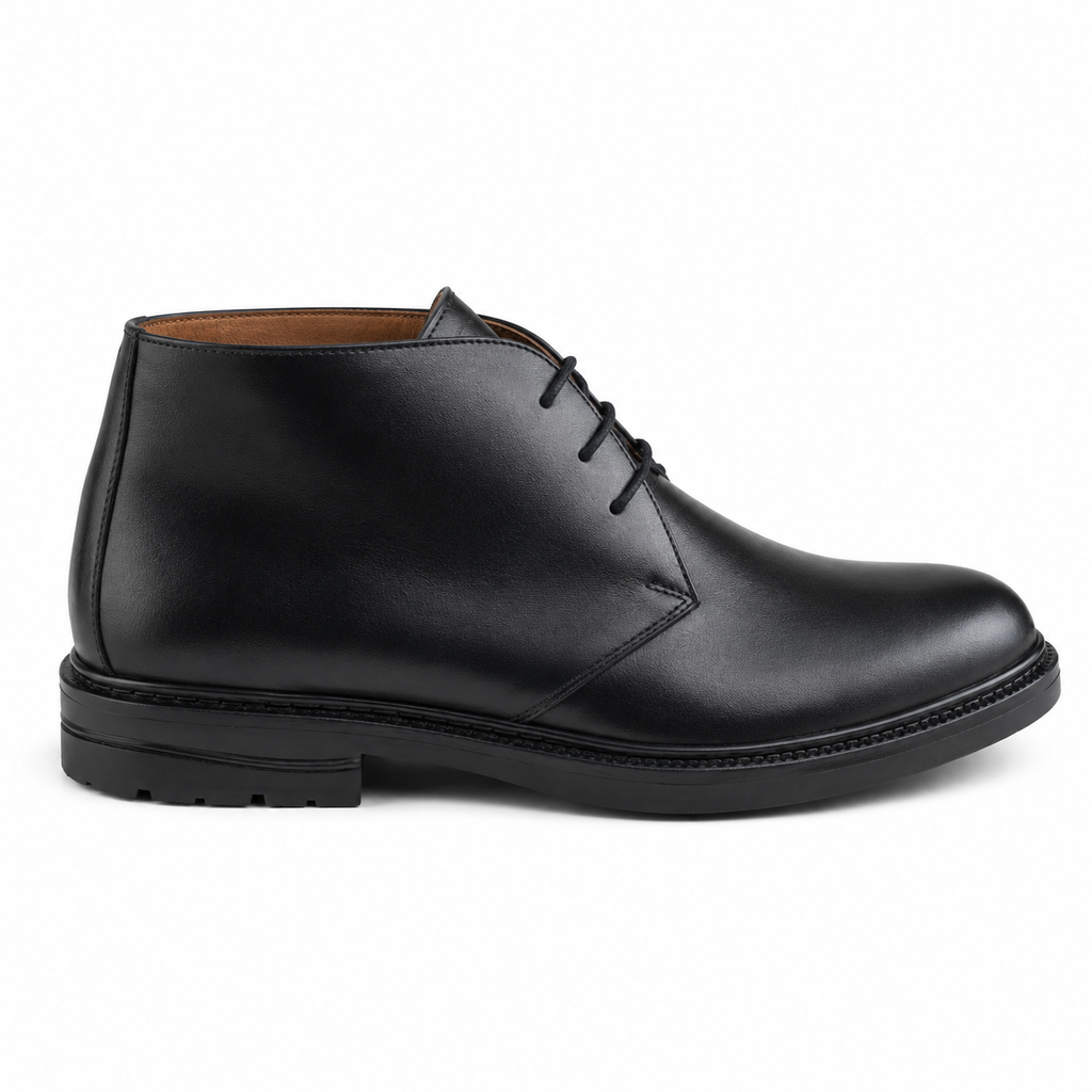 0918 chaussure  homme en cuir noir
