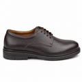 0557 chaussure Richelieu homme en cuir marron