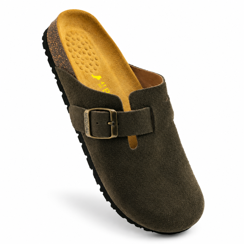 Sabot Homme & Femme en Cuir Daim 0207 | Lemusc.ma