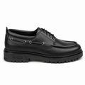 0556 chaussure Richelieu homme en cuir noir