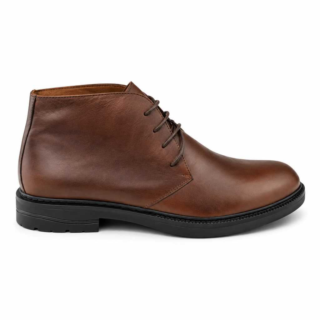 0918 chaussure  homme en cuir marron