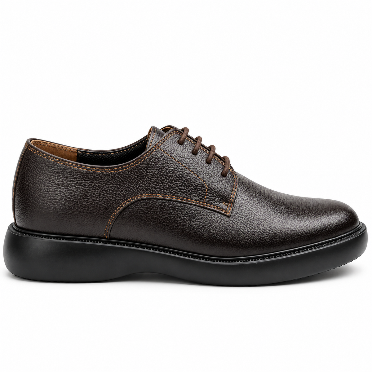 0316 chaussure medical cuir marron