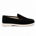 0115 chaussure  en cuir daim  Femme noir