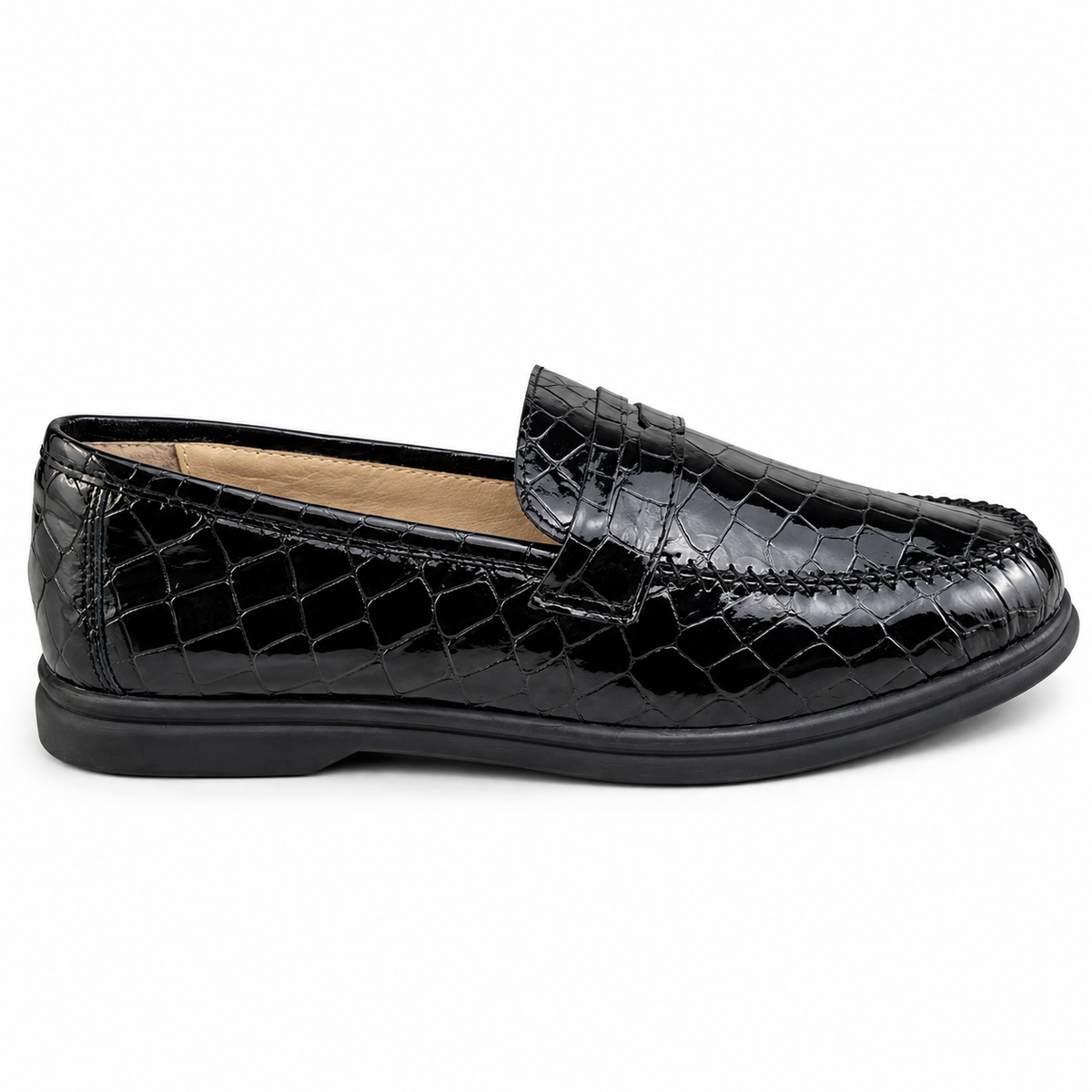 0117 chaussure Femme en cuir  noir