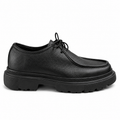 087 Chaussures Homme Mocassins sports en cuir  noir