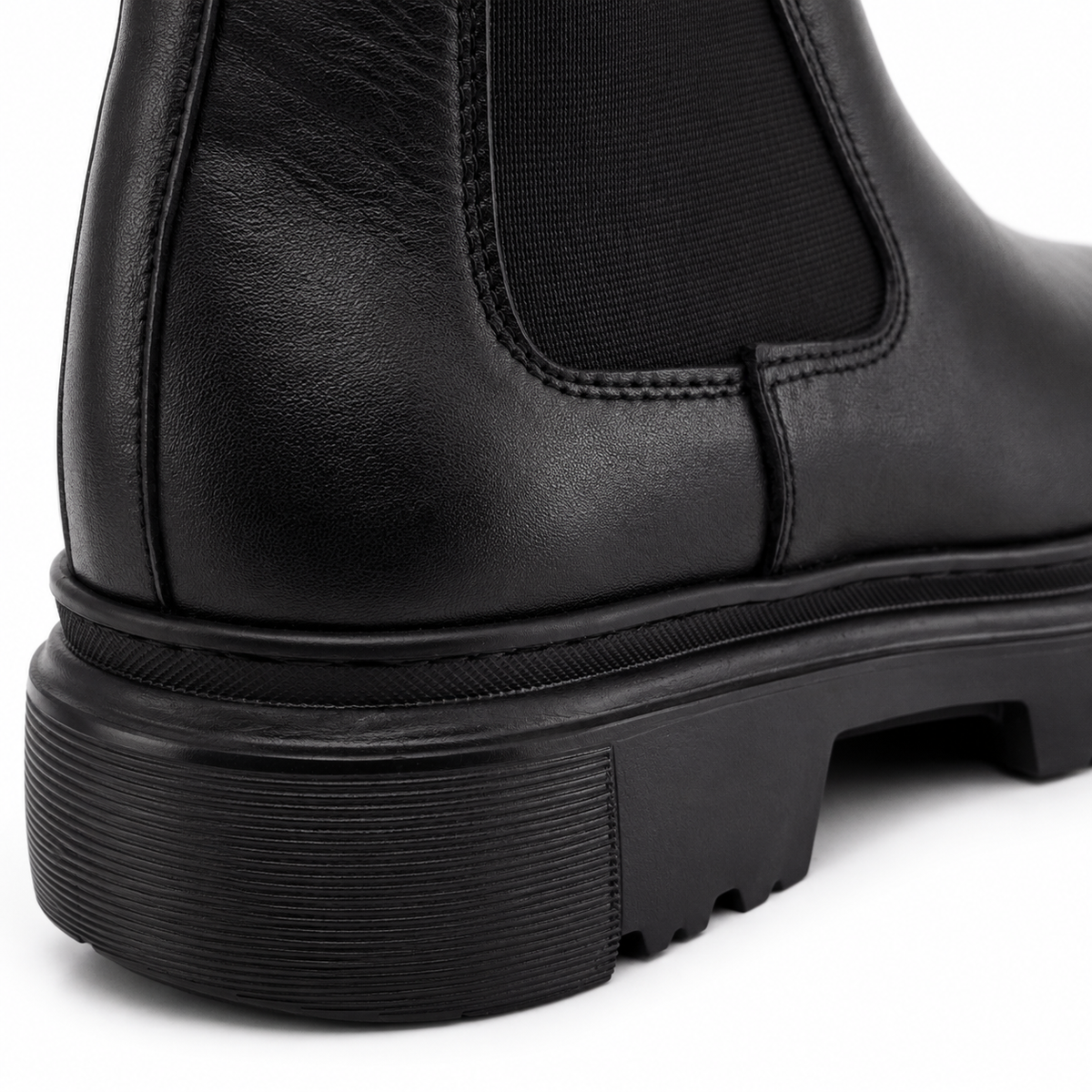 Bottines Homme en Cuir Noir 0310 | Lemusc.ma