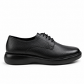 0316 chaussure confort cuir  noir