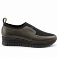 0622 chaussure Sneaker femmes en cuir marron