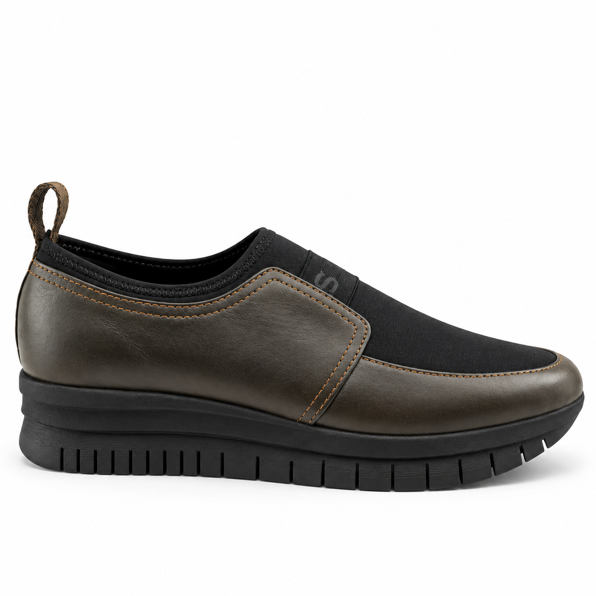 0622 chaussure Sneaker femmes en cuir marron