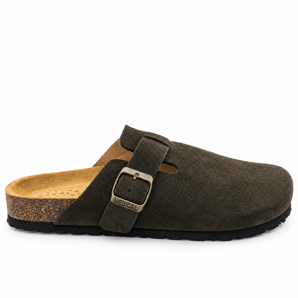 Sabot Homme & Femme en Cuir Daim 0207 | Lemusc.ma