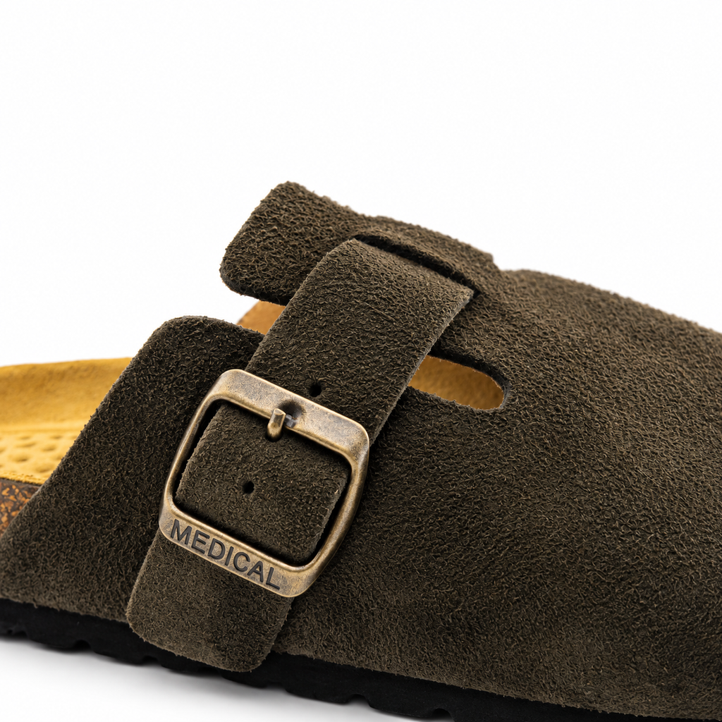 Sabot Homme & Femme en Cuir Daim 0207 | Lemusc.ma