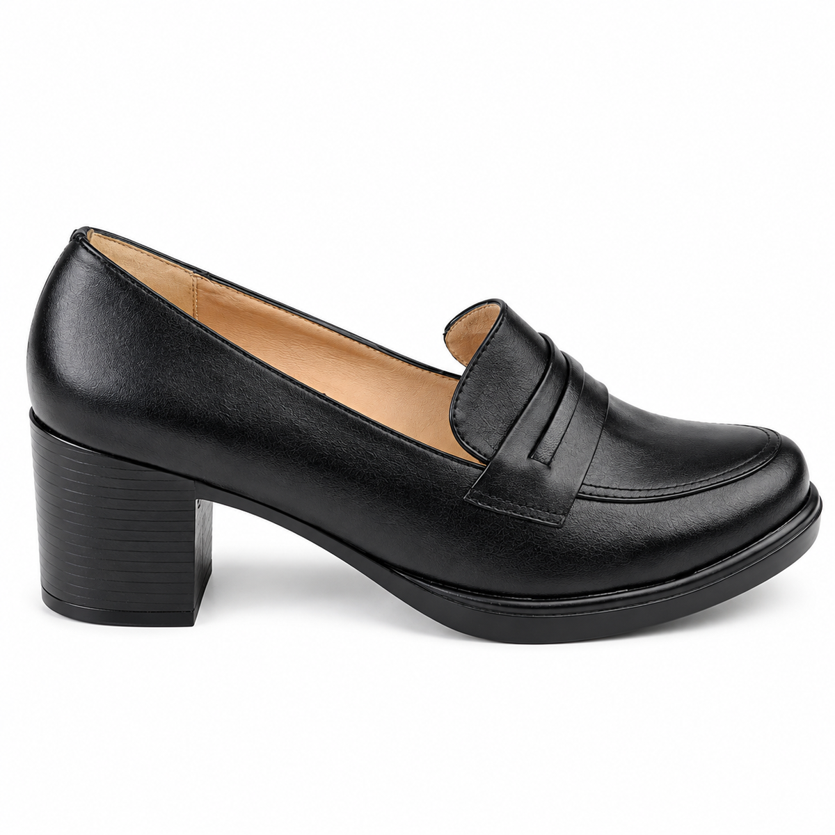 0238 chaussure Femme en cuir noir/marron