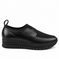 0622 chaussure Sneaker femme en cuir noir