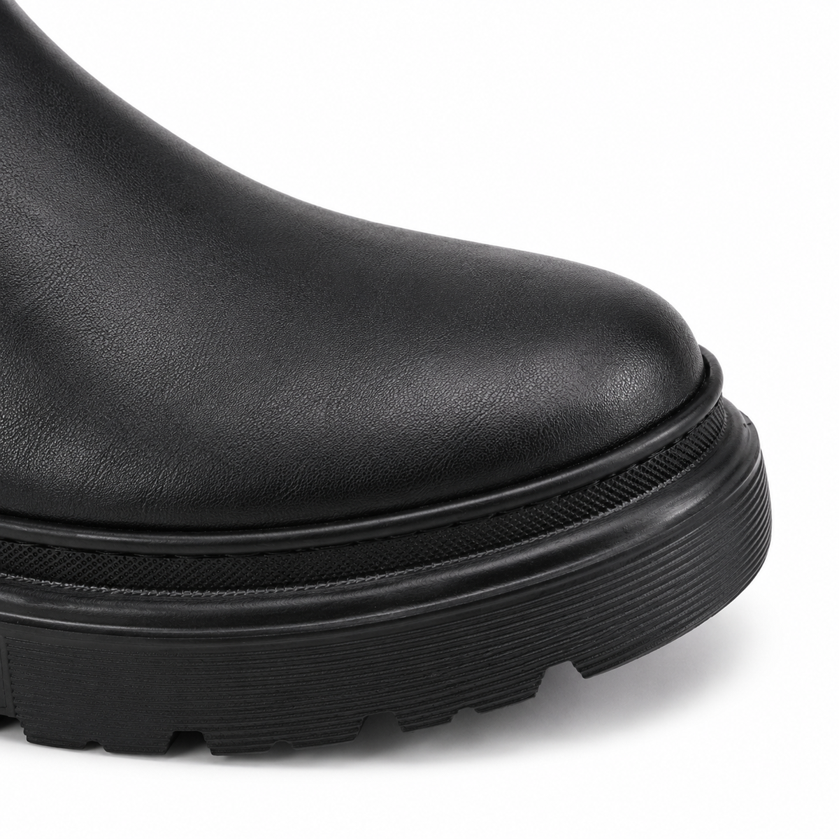 Bottines Homme en Cuir Noir 0310 | Lemusc.ma