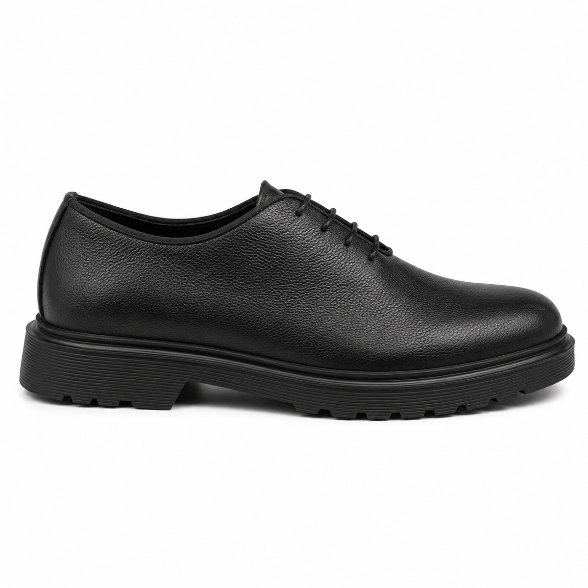 0414 chaussure Richelieu homme en cuir noir