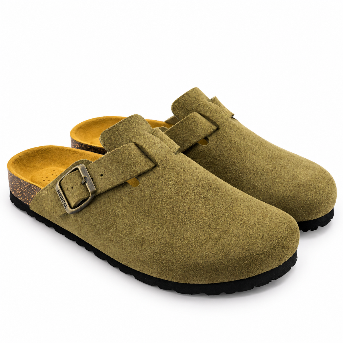 Sabot Homme & Femme en Cuir Daim 0207 | Lemusc.ma