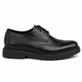 0415 chaussure Richelieu homme en cuir noir