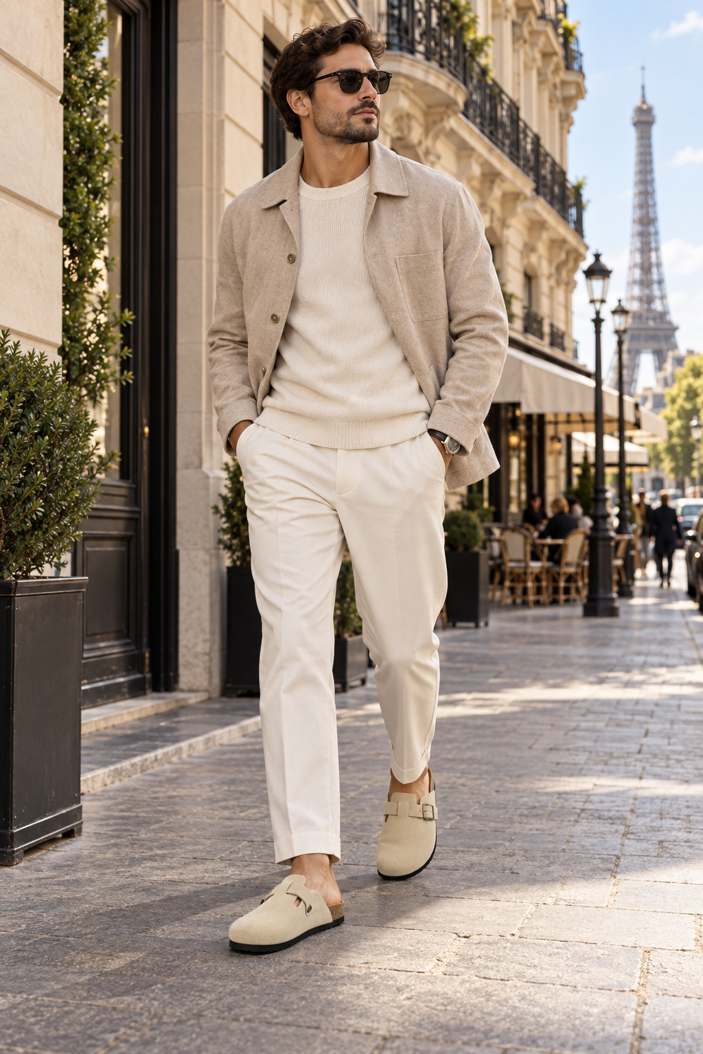 Sabot Homme & Femme en Cuir Daim 0207 | Lemusc.ma
