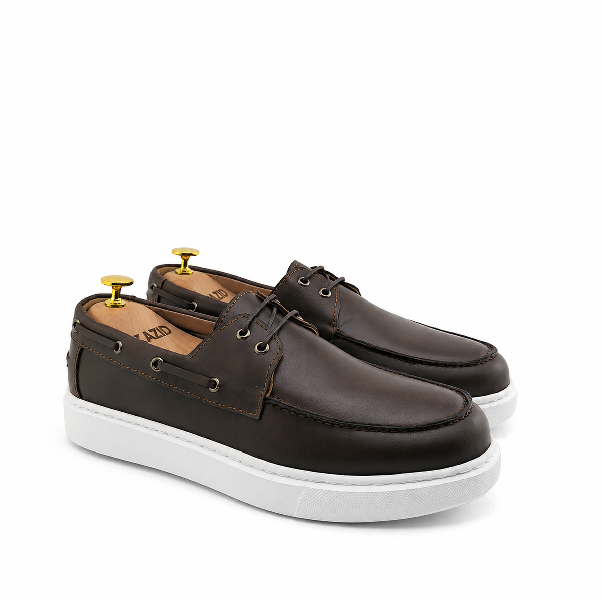 0121 chaussure  homme en cuir marron