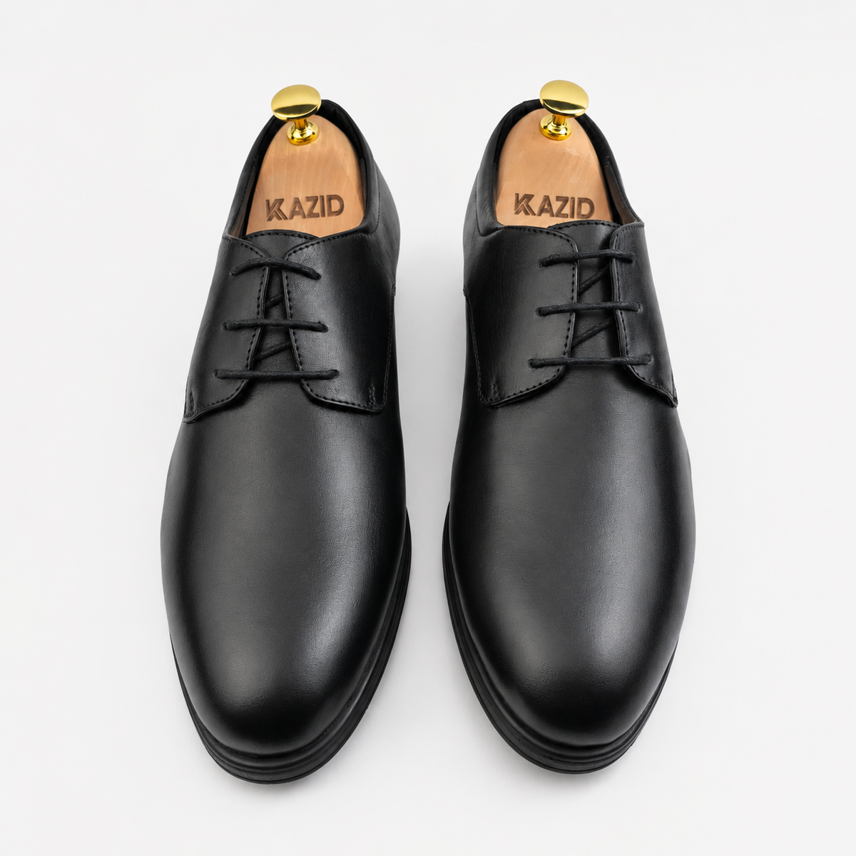 0320 Chaussures Homme  en cuir noir