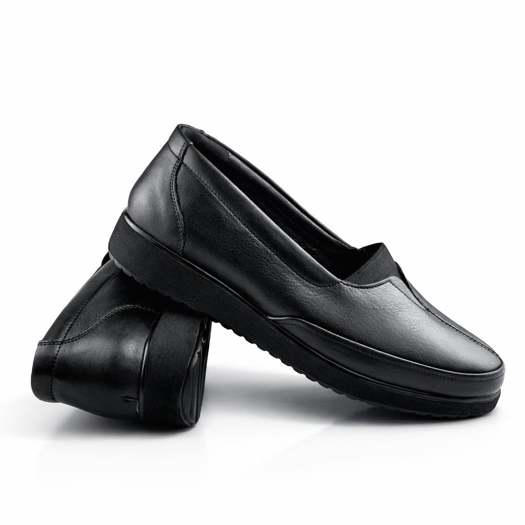0148 chaussure médical  en cuir  femme
