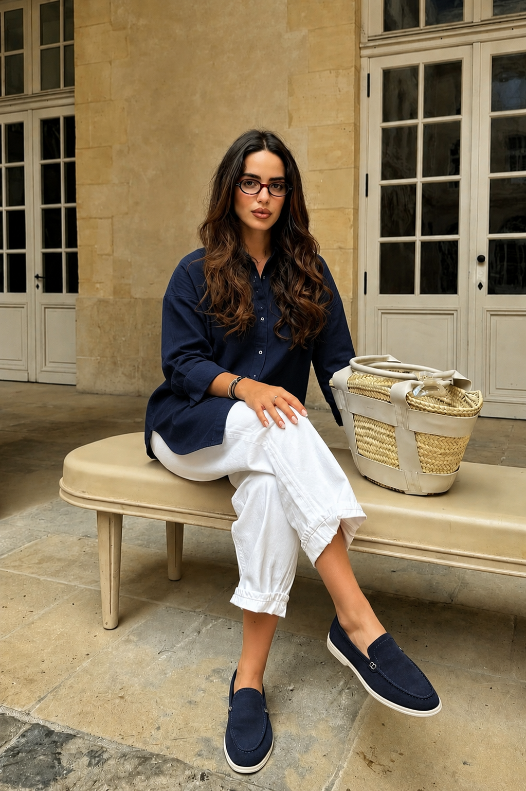 0115 chaussure Femme en cuir daim bleumarin