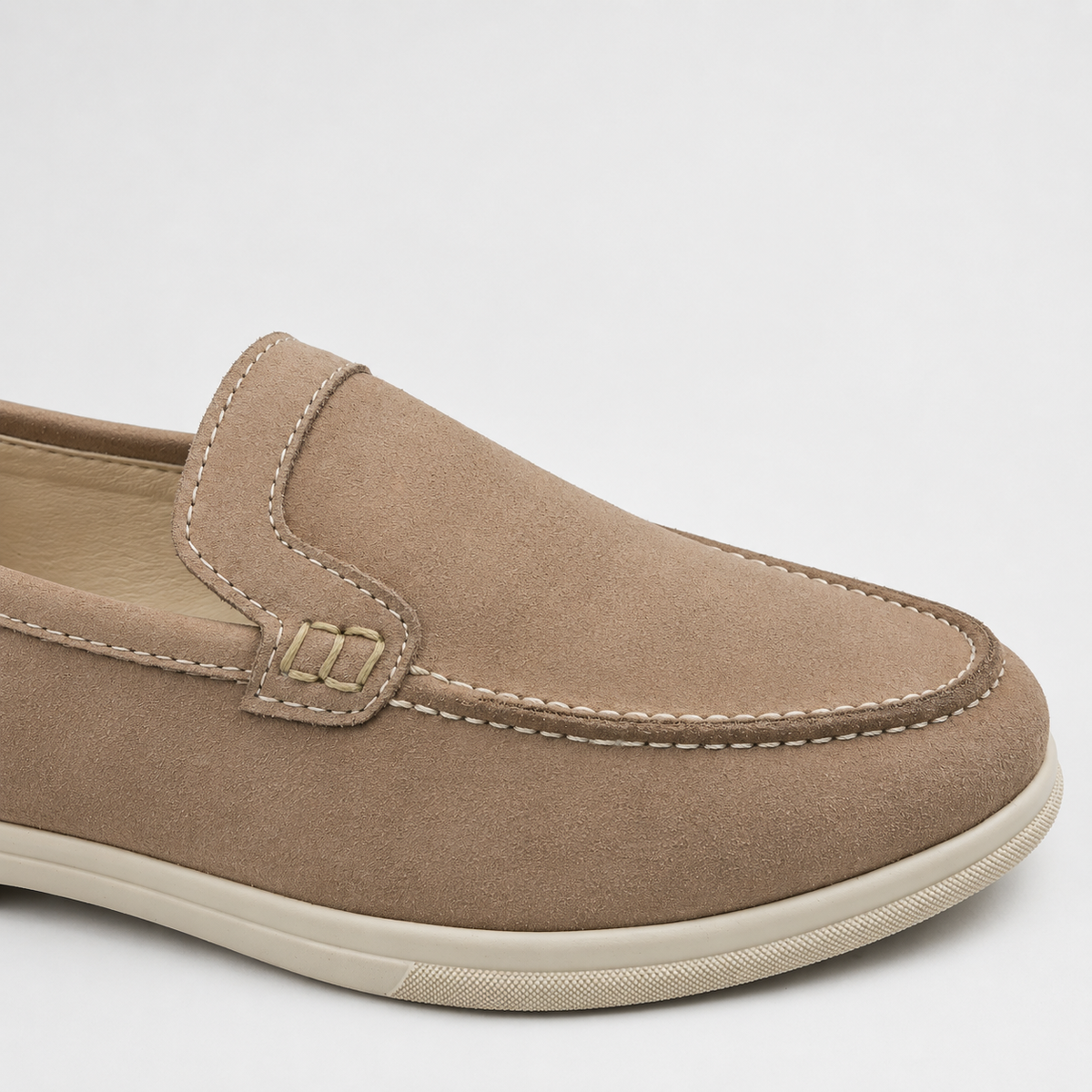 0115 chaussure en cuir daim femme rose bébé
