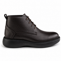 0305 bouttine en cuir homme marron