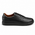0161 Chaussure Sneaker Homme en cuir  noir